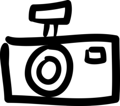 Photo Camera Hand Drawn Tool Sketch Style Svg Vector, Free Vectors File